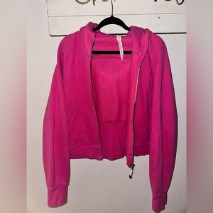 NWOT Sonic Pink full zip scuba